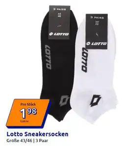 Action Lotto Sneakersocken Angebot