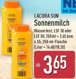 Aldi Nord LACURA SUN Sonnenmilch Angebot