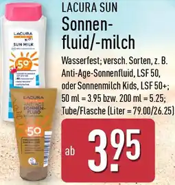 Aldi Nord LACURA SUN Sonnenfluid/-milch Angebot