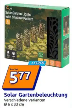 Action Solar Gartenbeleuchtung Angebot
