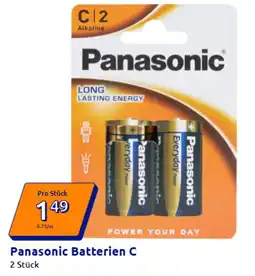 Action Panasonic Batterien C Angebot