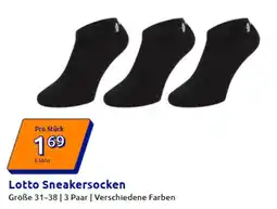 Action Lotto Sneakersocken Angebot