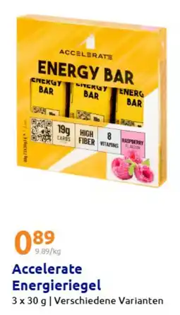 Action Accelerate Energieriegel Angebot
