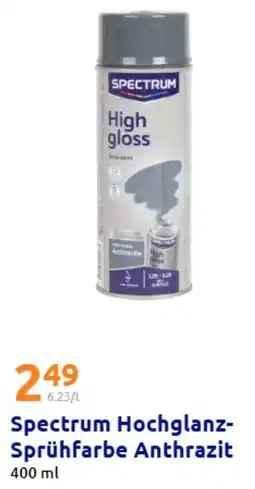 Action Spectrum Hochglanz- Sprühfarbe Anthrazit Angebot