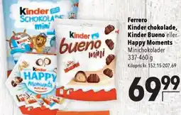 CITTI Markt Ferrero Kinder chokolade, Kinder Bueno eller Happy Moments Angebot