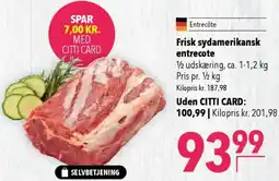 CITTI Markt Frisk sydamerikansk entrecote Angebot