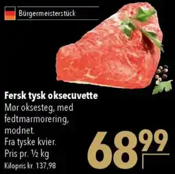 CITTI Markt Fersk tysk oksecuvette Angebot
