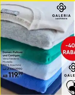 Galeria GALERIA cashmere Damen-Pullover und Cardigan. Angebot