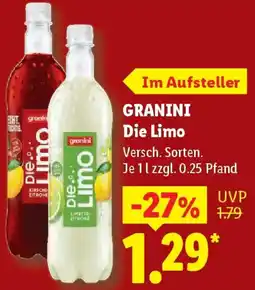 Lidl GRANINI Die Limo Angebot
