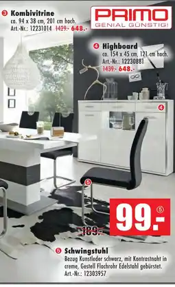 Möbel Mahler Primo kombivitrine Angebot