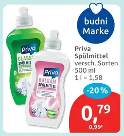Budni Priva spülmittel Angebot
