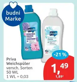 Budni Priva weichspüler Angebot