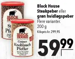 CITTI Markt Block House Steakpeber eller grøn hvidløgspeber Angebot