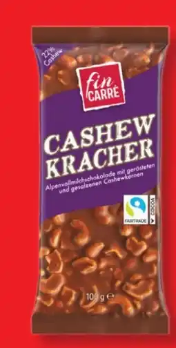 Lidl Fin Carre Tafelschokolade Cashew Kracher Angebot