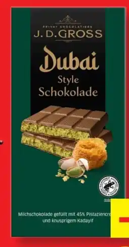 Lidl J.D. Gross Dubai Style Schokolade Angebot