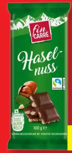 Lidl Fin Carre Tafelschokolade Haselnuss Angebot