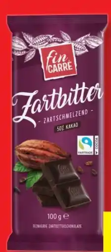 Lidl Fin Carre Tafelschokolade Zartbitter Angebot