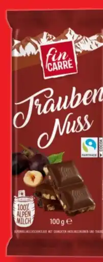 Lidl Fin Carre Tafelschokolade Trauben Nuss Angebot