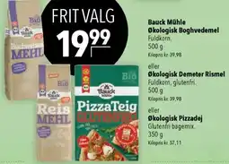 CITTI Markt Bauck Mühle Økologisk Boghvedemel eller Økologisk Demeter Rismel eller Økologisk Pizzadej Angebot