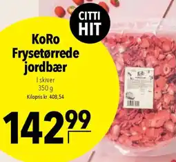 CITTI Markt KoRo Frysetørrede jordbær Angebot