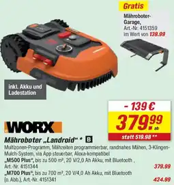 toom Baumarkt WORX Mähroboter ,,Landroid" Angebot