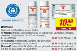 toom Baumarkt Alpina WeiBlack Angebot
