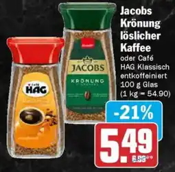 AEZ Jacobs Krönung löslicher Kaffee Angebot