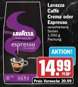 AEZ Lavazza Caffè Crema oder Espresso Angebot