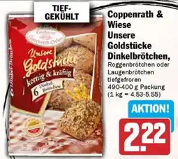 AEZ Coppenrath & Wiese Unsere Goldstücke Dinkelbrötchen Angebot