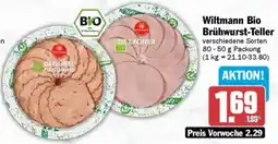 AEZ Wiltmann Bio Brühwurst-Teller Angebot