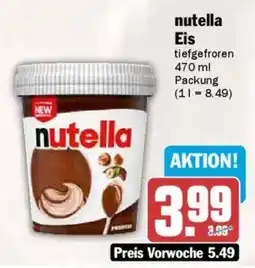 AEZ nutella Eis Angebot