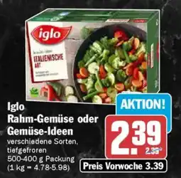 AEZ Iglo Rahm-Gemüse oder Gemüse-Ideen Angebot