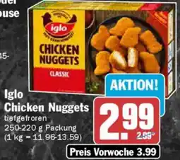 AEZ Iglo chicken nuggets Angebot