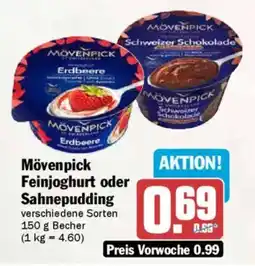 AEZ Mövenpick Feinjoghurt oder Sahnepudding Angebot