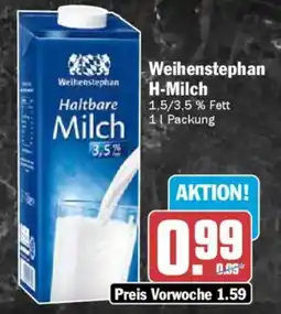 AEZ Weihenstephan H-Milch Angebot