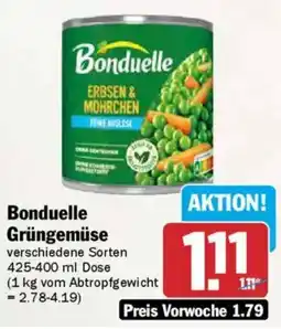 AEZ Bonduelle Grüngemüse Angebot