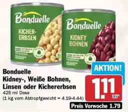 AEZ Bonduelle Kidney, Weiße Bohnen, Linsen oder Kichererbsen Angebot