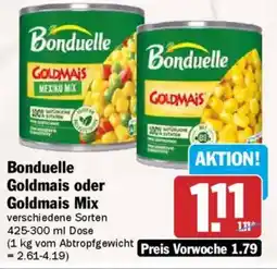AEZ Bonduelle Goldmais oder Goldmais Mix Angebot