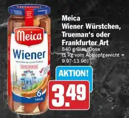 AEZ Meica Wiener Würstchen, Trueman's oder Frankfurter Art Angebot