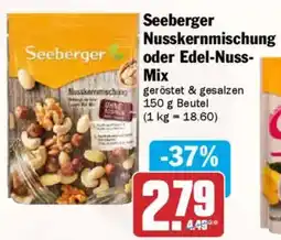 AEZ Seeberger Nusskernmischung oder Edel-Nuss-Mix Angebot
