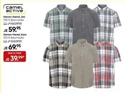 Galeria CAMEL ACTIVE Herren-Hemd, Uni oder Herren-Hemd, Karo Angebot