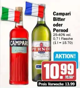 AEZ Campari Bitter oder Pernod Angebot
