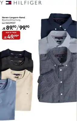 Galeria TOMMY HILFIGER Herren-Langarm-Hemd Angebot