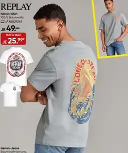 Galeria REPLAY Herren-Shirt Angebot