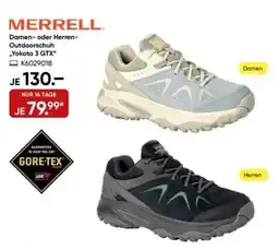 Galeria MERRELL Damen- oder Herren- Outdoorschuh "Yokota 3 GTX" Angebot