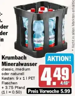 AEZ Krumbach Mineralwasser Angebot