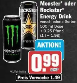 AEZ Monster oder Rockstar Energy Drink Angebot