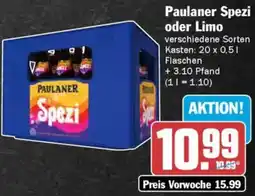 AEZ Paulaner Spezi oder Limo Angebot
