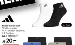 Galeria adidas Unisex-Kurzsocken Angebot