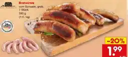 Netto Marken-Discount Gut Ponholz Bratwürste Angebot